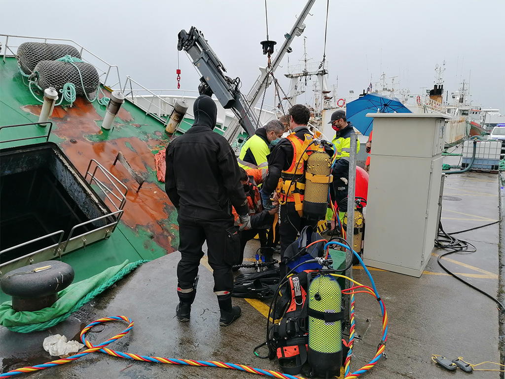 Rescate, reflotamiento y recuperación de fondo marino